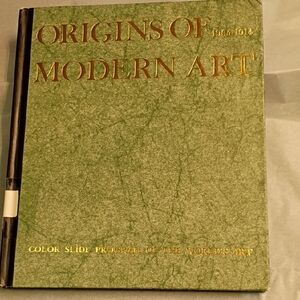 Vintage Green Origins of Modern Art Book